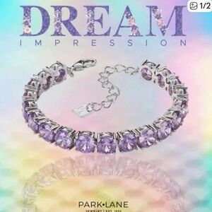 Park Lane Purple Gemstone Bracelet